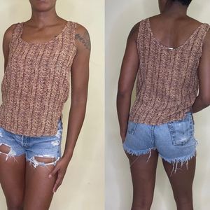 Anne Klein tribal print tank sz 6
